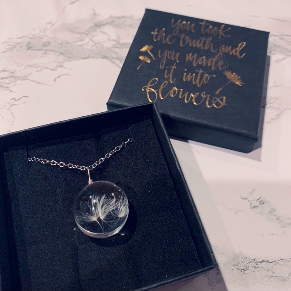 Dandelion Pendant Necklace - Owlcrate